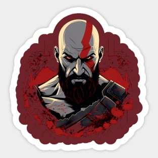 kratos Sticker